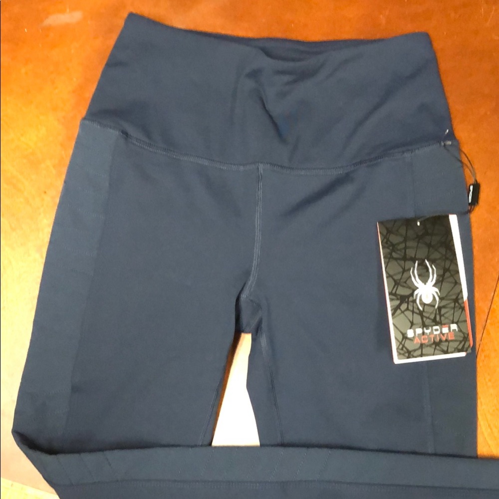 Spyder active leggings in navy